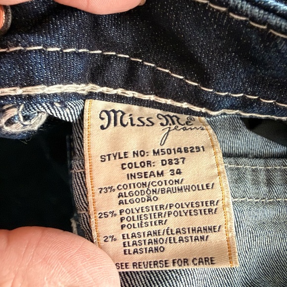 Miss Me Dark Blue Boot Cut Jeans - Picture 6 of 6